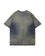 ウォッシュ加工のゆったりとした半袖