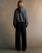445g Cropped hooded sweatshirt