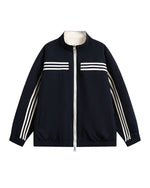 リバーシブルスタンドカラージャケット