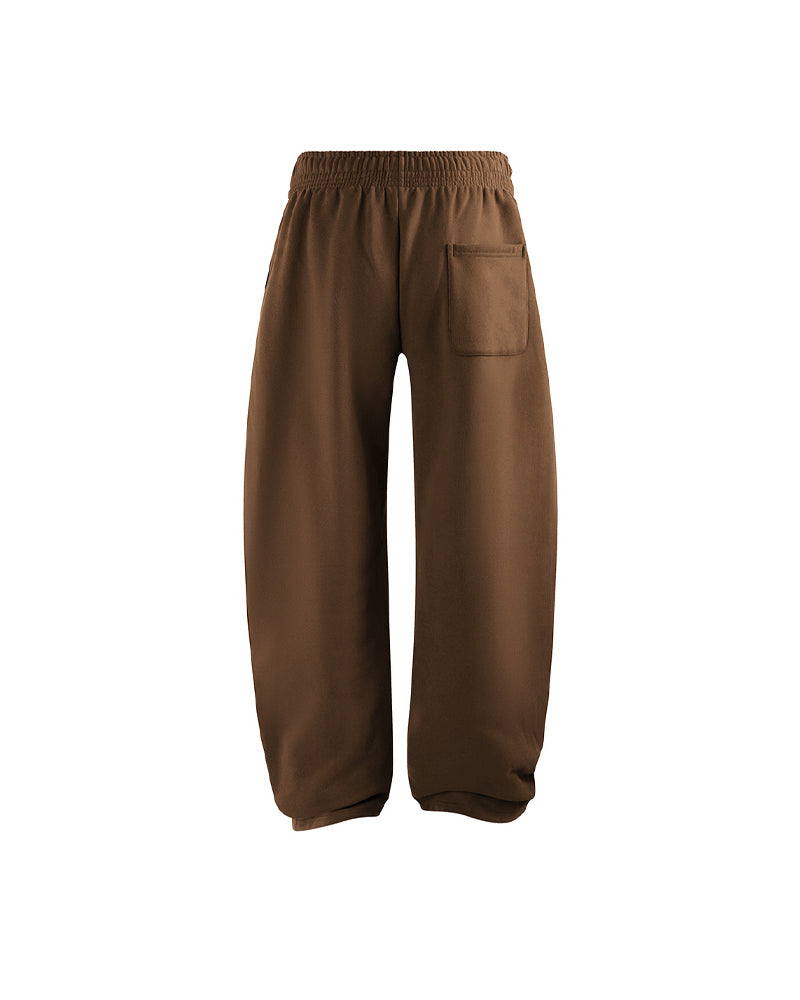 430g Fleece-Lined Loose Sweatpants