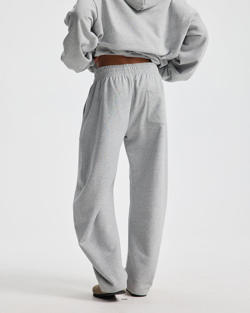430g Fleece-Lined Loose Sweatpants