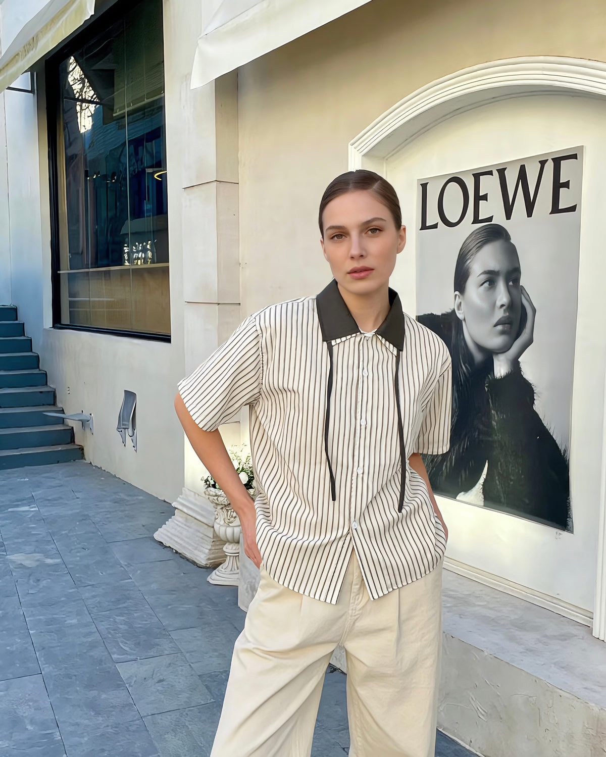 Striped Short-Sleeve Shirt