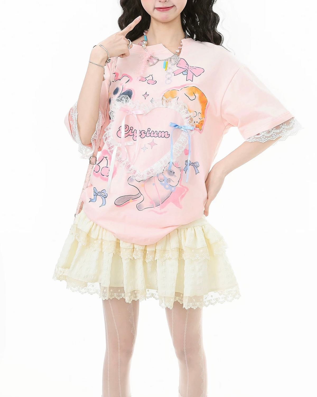 キュートなゆったり半袖