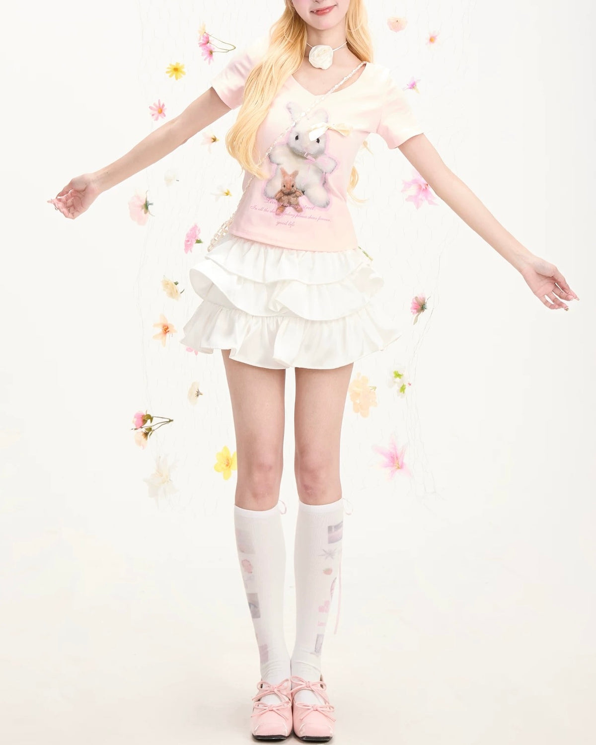 Simple design short skirt