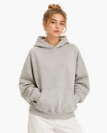 320g Vintage-style hooded sweatshirt