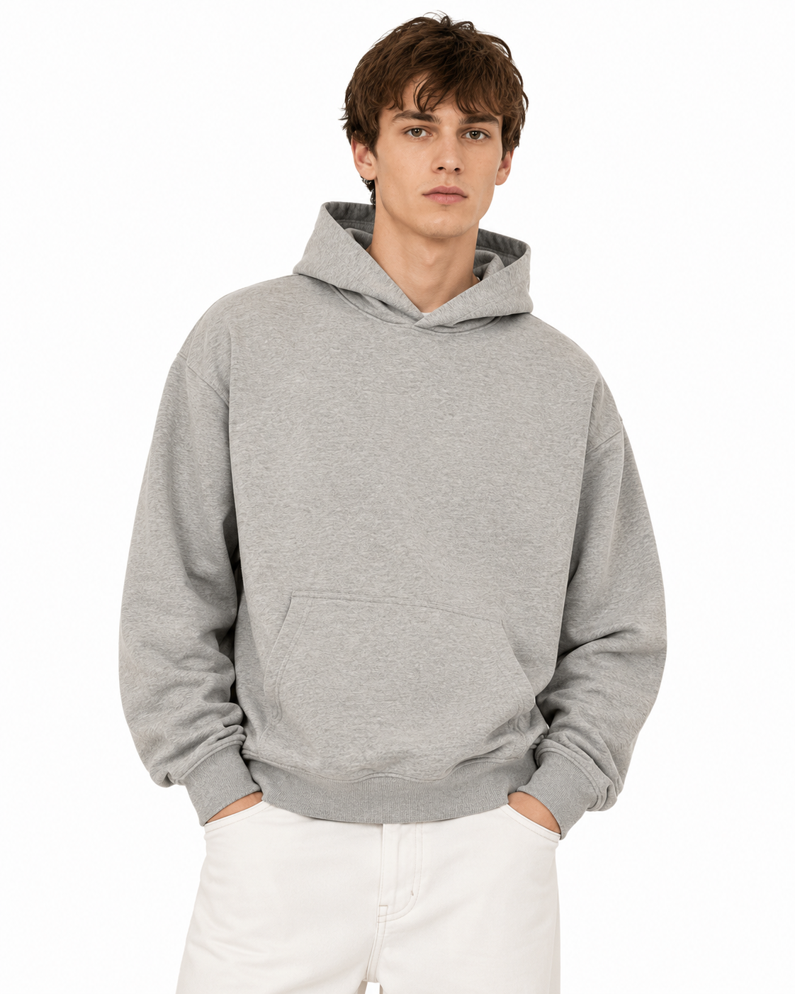 320g Vintage-style hooded sweatshirt