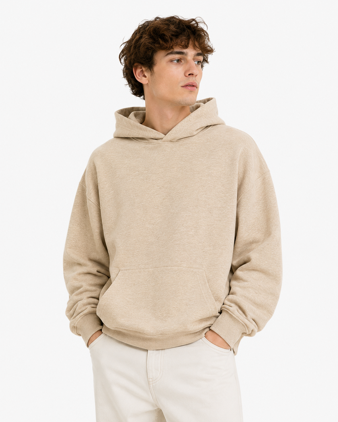 320g Vintage-style hooded sweatshirt