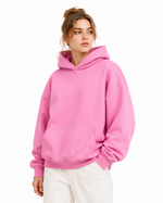 345g Fleece-lined hooded sweatshirt