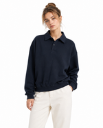 320g Casual polo sweatshirt