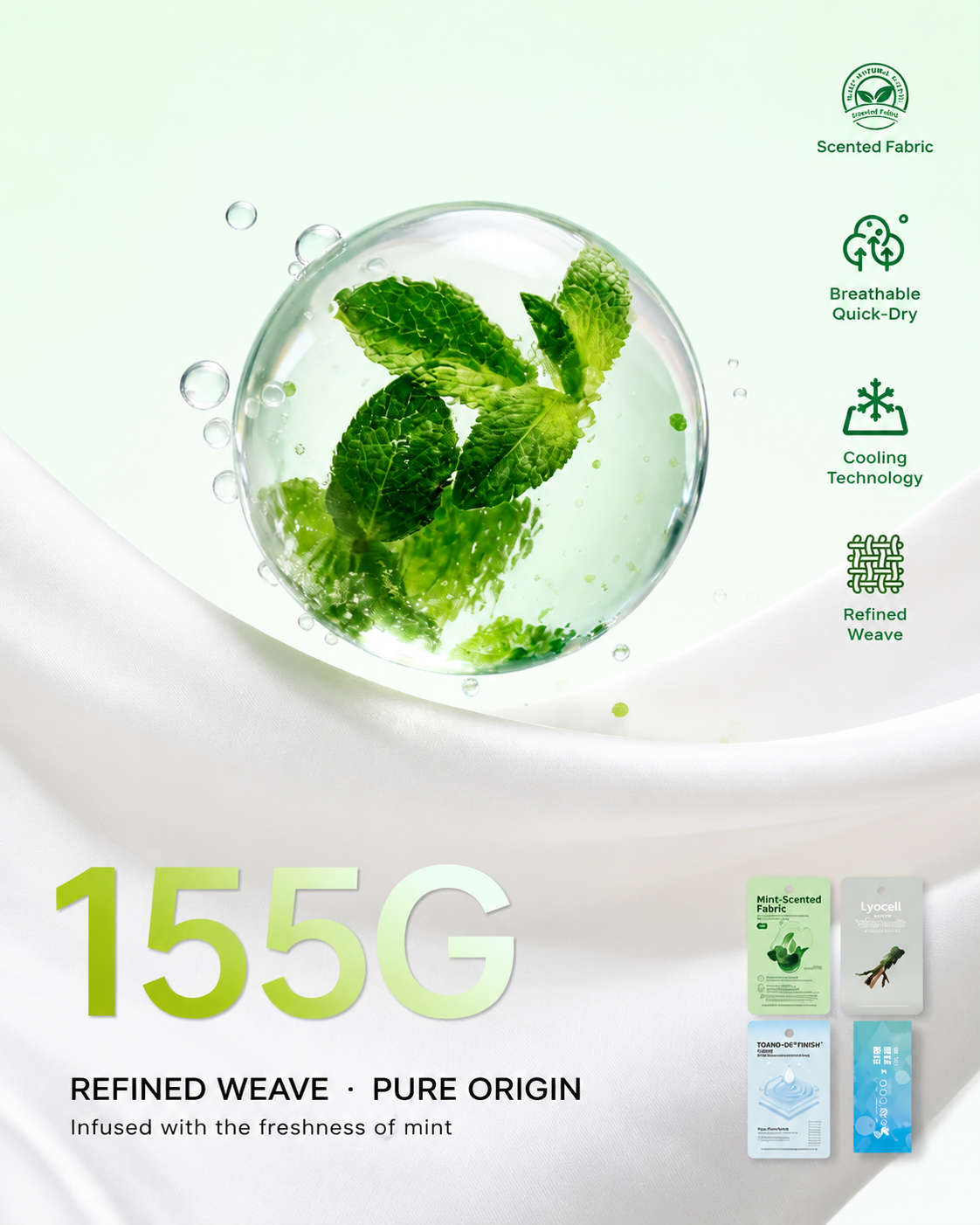 155g Cooling and Breathable T-Shirt