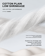 180g Lightweight, skin-friendly T-shirt