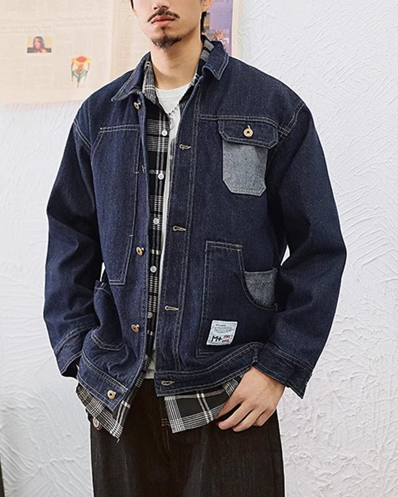 マルチポケットデニムワークジャケット