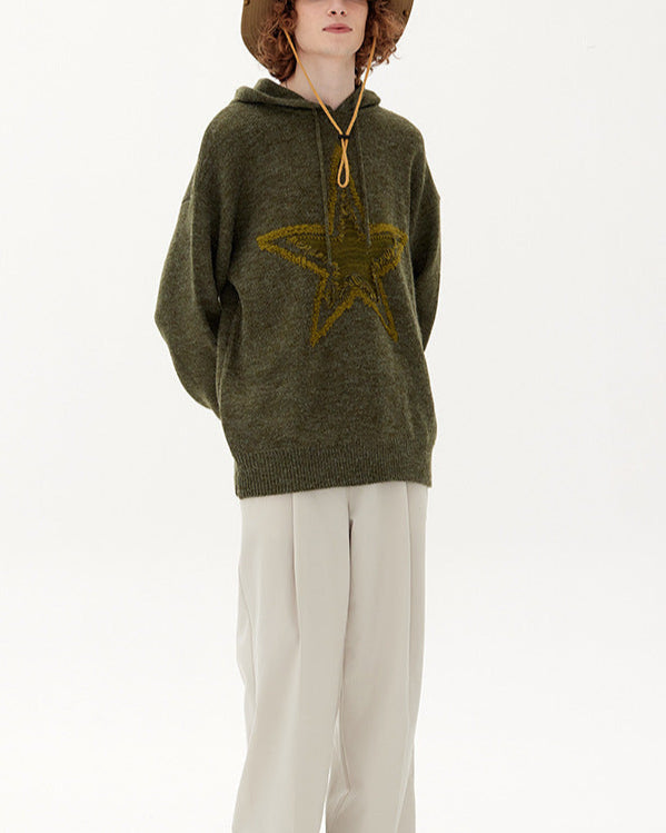 Star Jacquard Hoodie