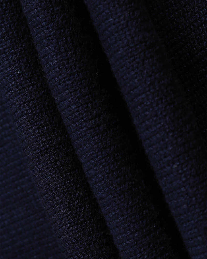 Paneled crew neck sweater