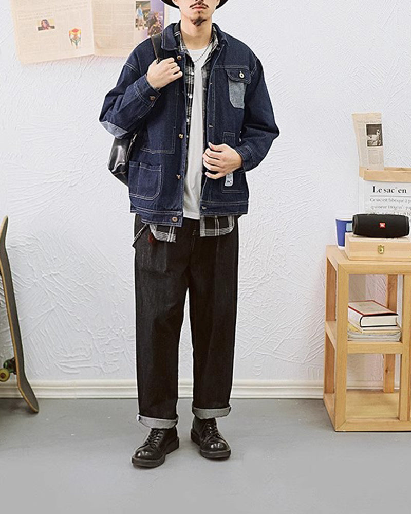 マルチポケットデニムワークジャケット