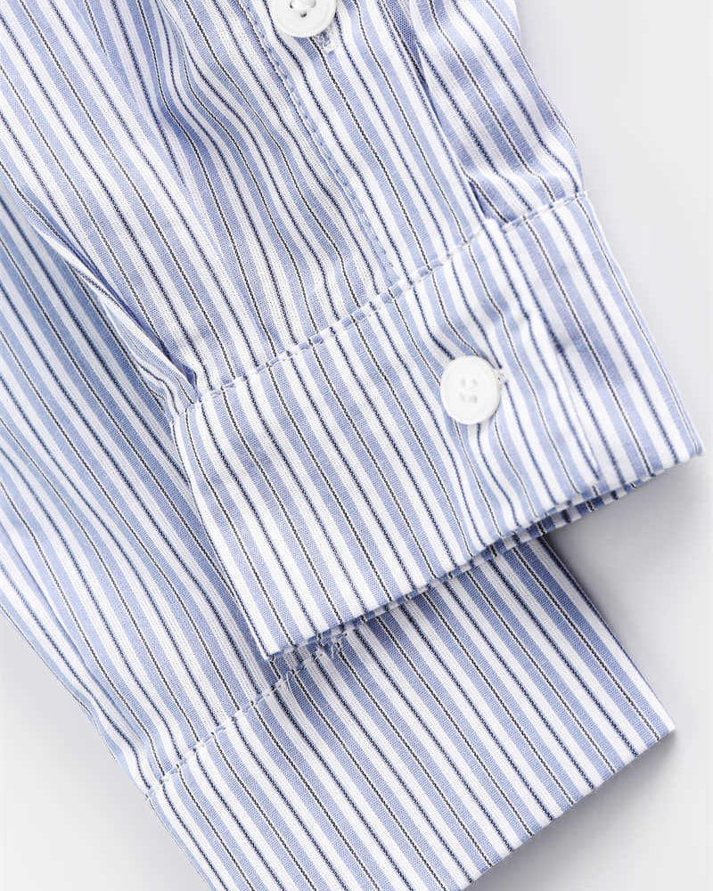 パッチワークフェイクツーピースシャツ