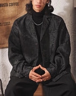 ダークジャカードスーツジャケット