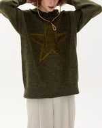Star Jacquard Hoodie