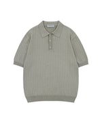 シンプルな高級ニット半袖