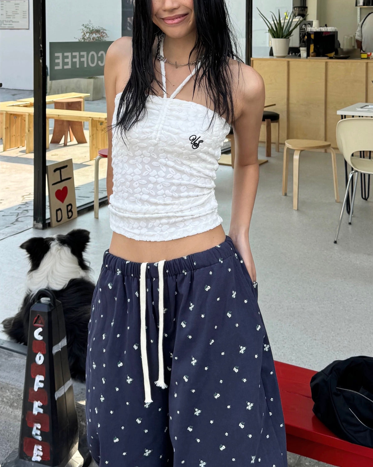 立体的なホルターストラップ