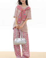 스트라이프 심플 반팔