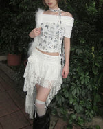 レトロな個性的なサスペンダー