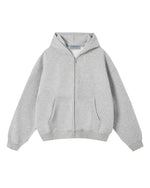 345g Hooded zip-up sweatshirt