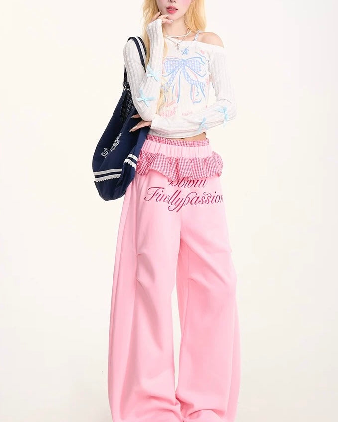 リボンカジュアル長袖