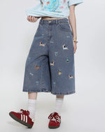 ルーズフィット クロップドショーツ