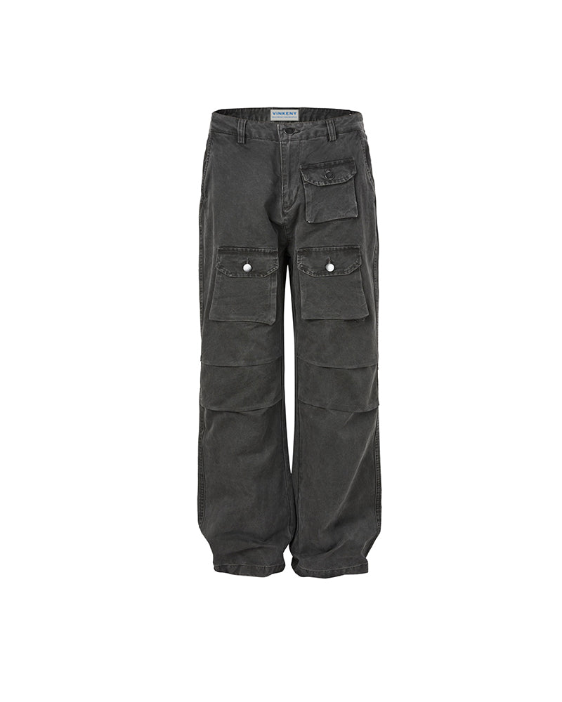 레트로 심플 스트레이트 진