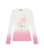 レトロなデザインの長袖