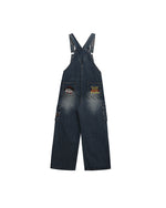 Embroidered overalls