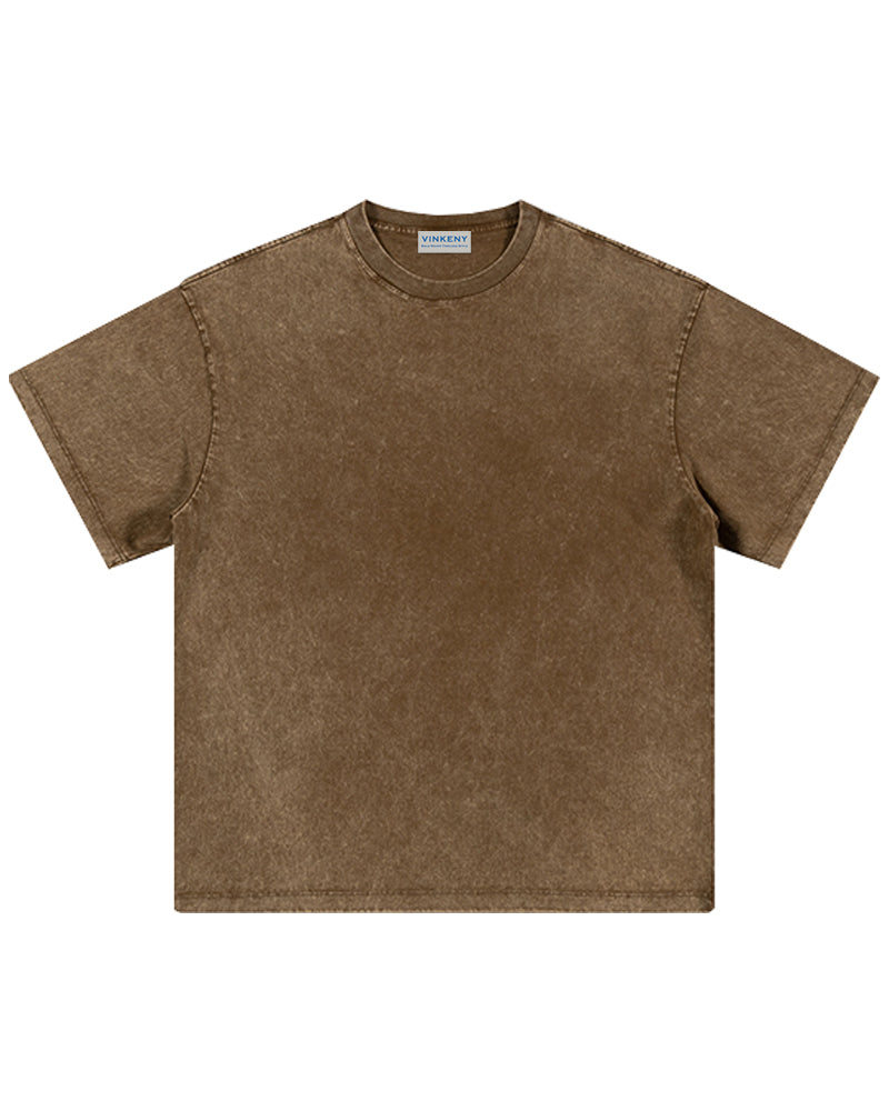 260g Vintage-wash short-sleeve tee