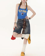 Retro personality suspenders