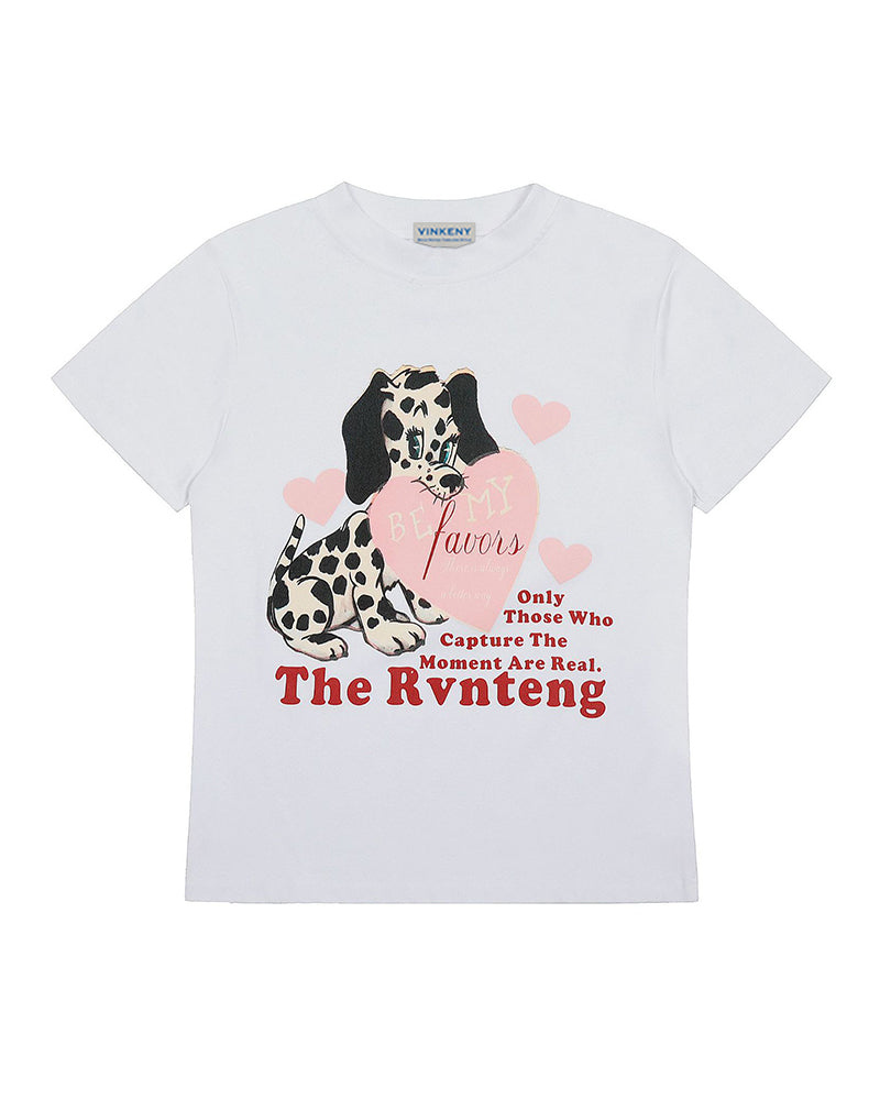 Cartoon casual short sleeves