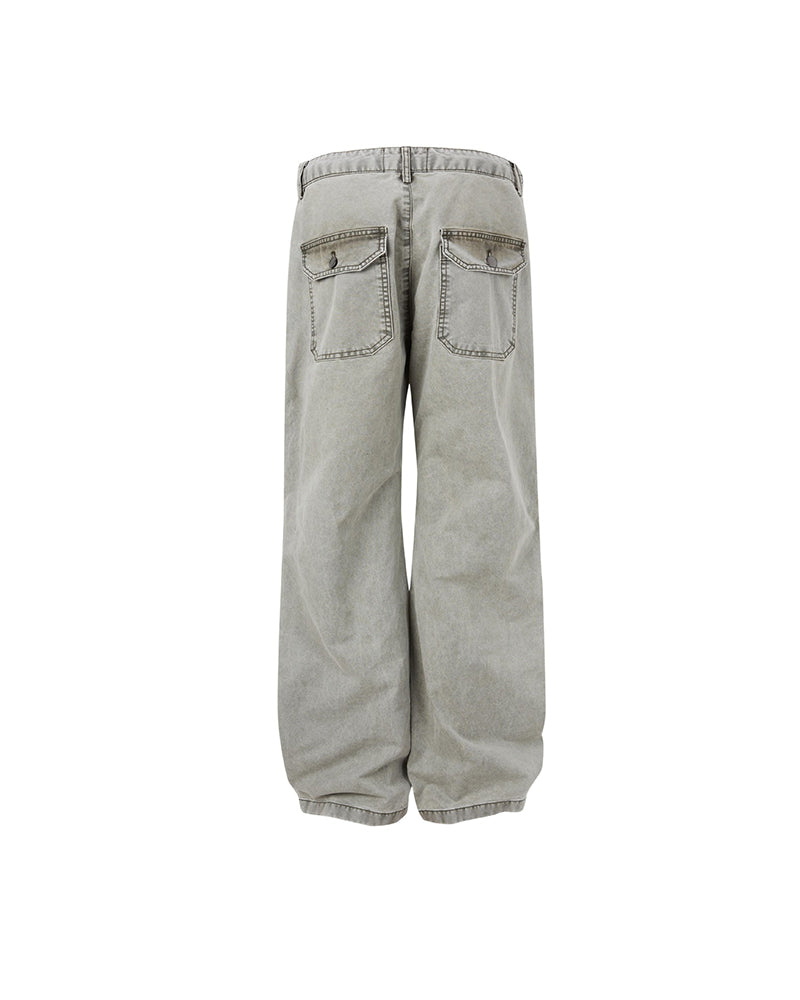 레트로 심플 스트레이트 진