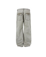 레트로 심플 스트레이트 진