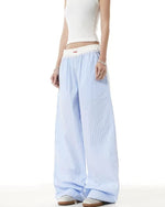 스트라이프 캐주얼 바지