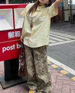 かわいいカラフルな半袖シャツ