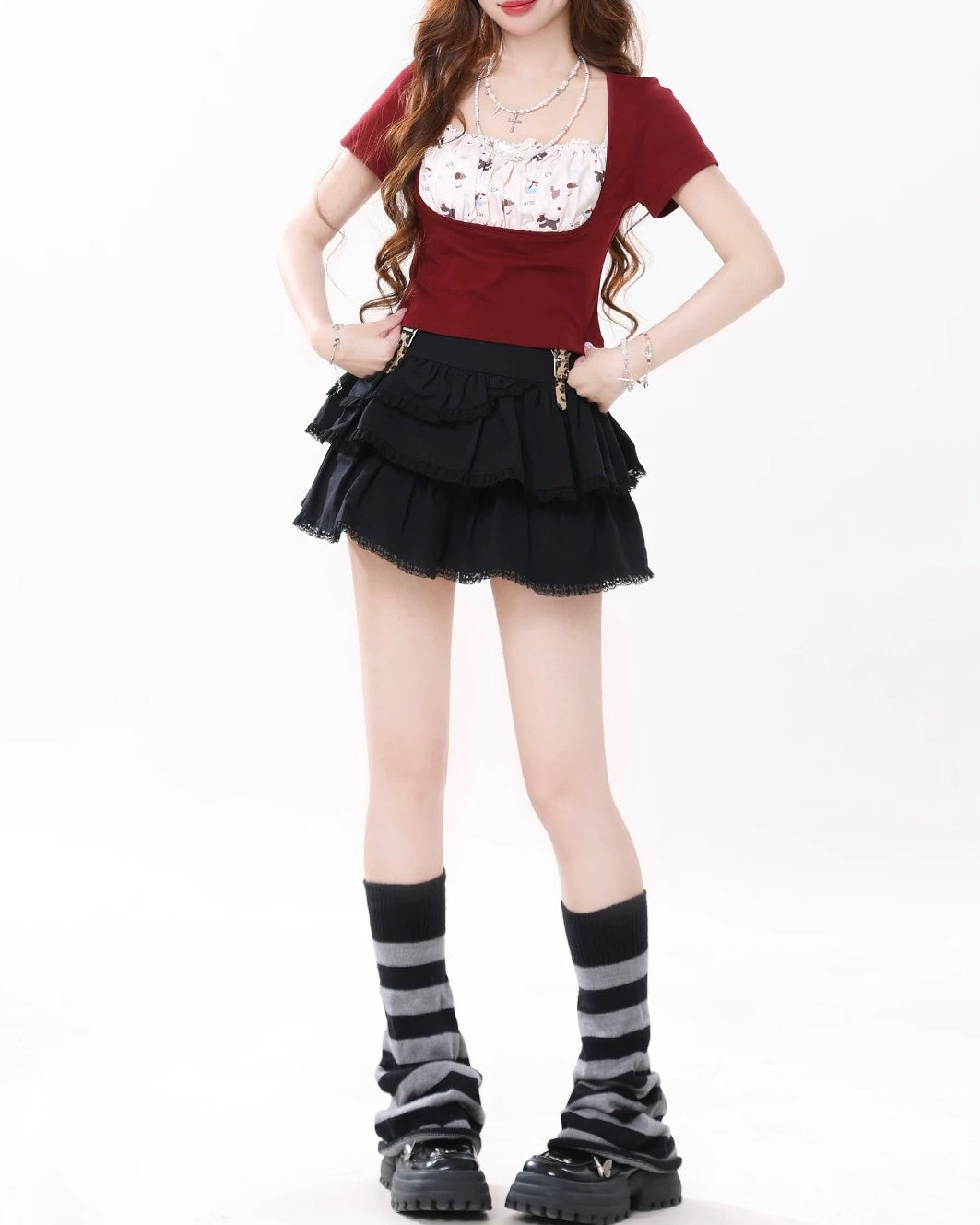 レトロでシンプルな万能スカート