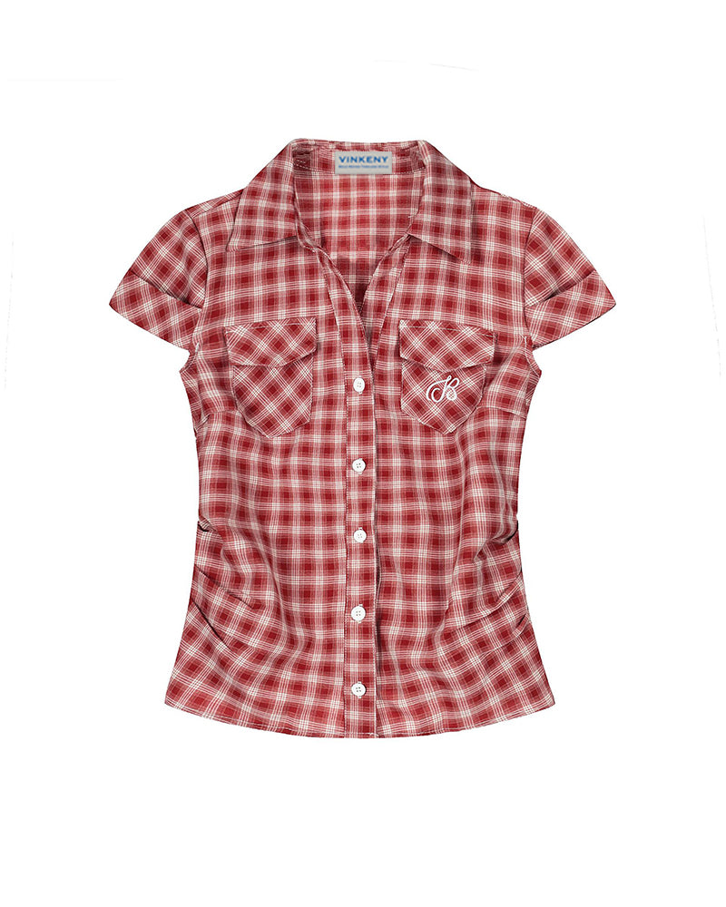 パーソナリティチェック半袖シャツ