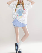 스트라이프 캐주얼 반바지