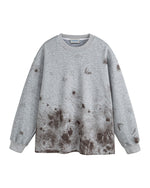 라운드넥 그래피티 스웨트셔츠