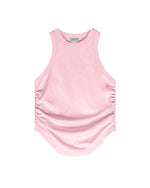 235g Cool-touch distressed crinkle tank top