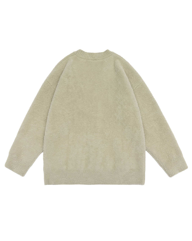 ゆったりとしたカップルセーター