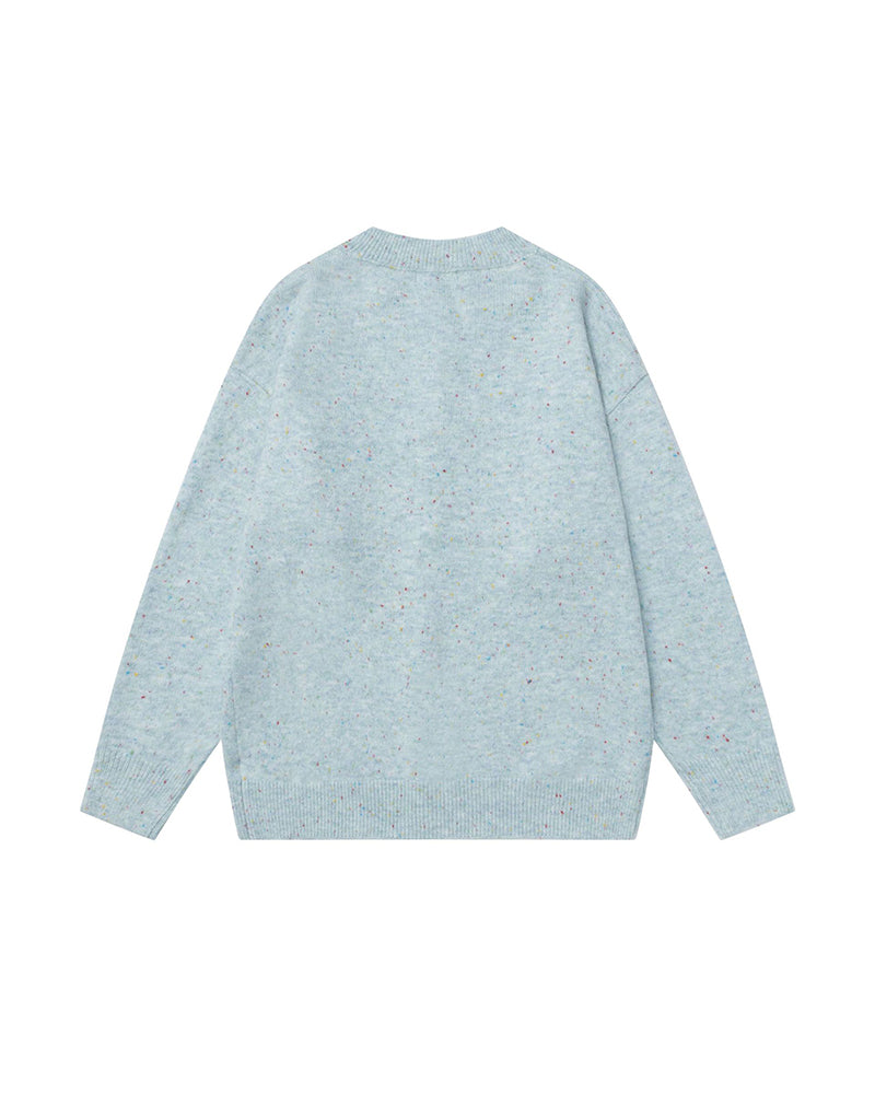 Simple loose cardigan sweater