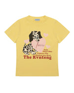 Cartoon casual short sleeves