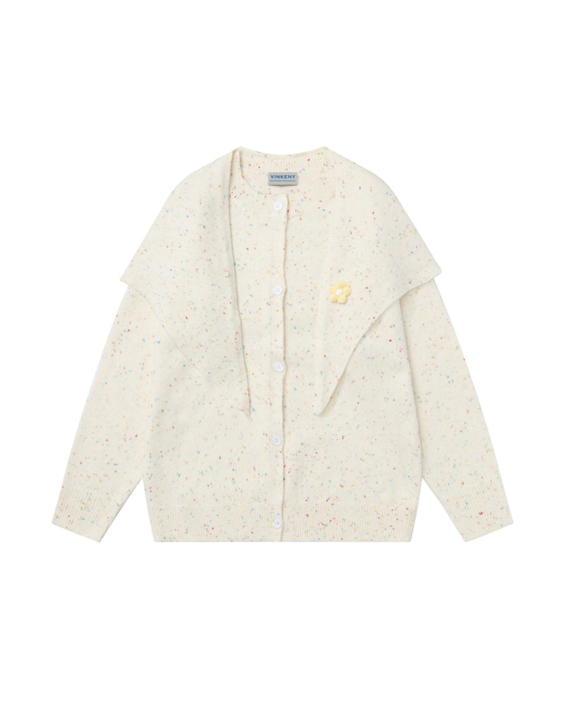 Simple loose cardigan sweater