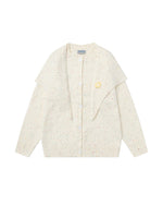 Simple loose cardigan sweater