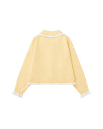 リボンカーディガンセーター